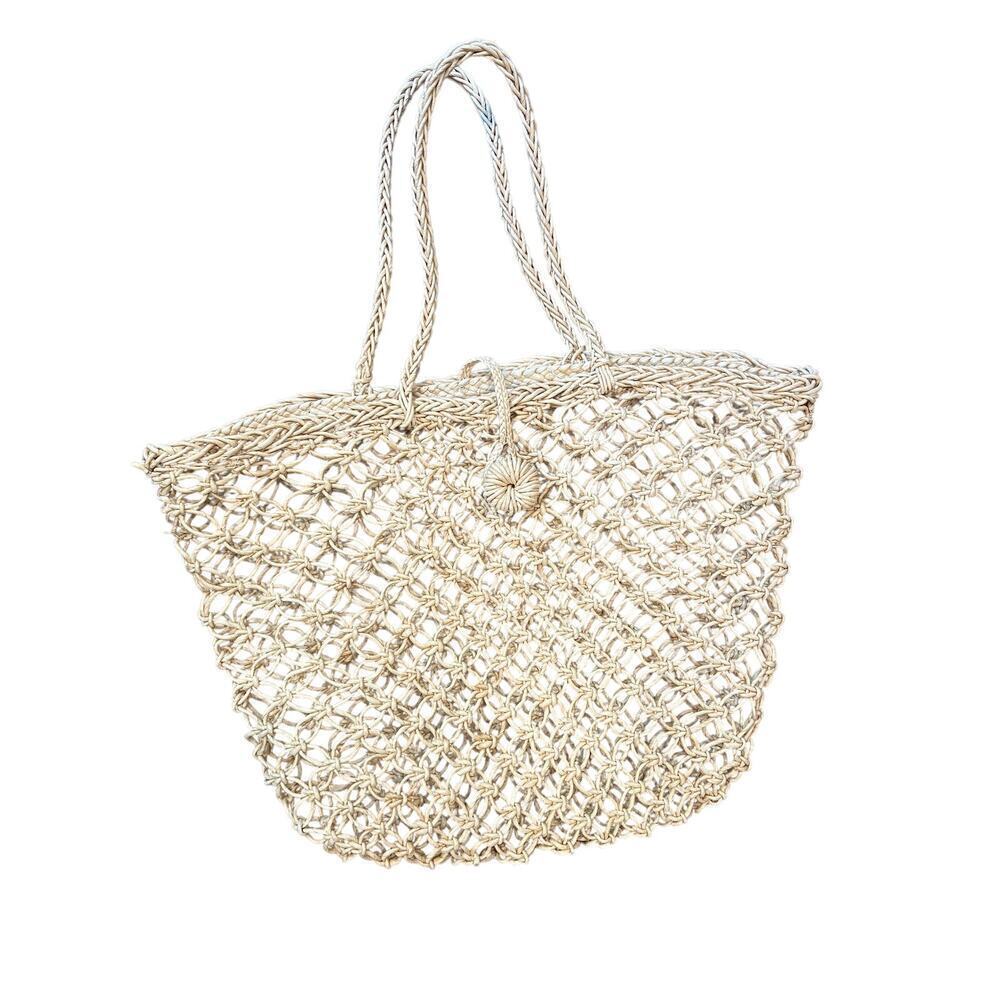 Woven Straw Large Basket Tote bag